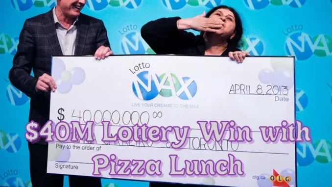 Quebec Man Celebrates $40M Lottery Win with Pizza Lunch for Co-Workers